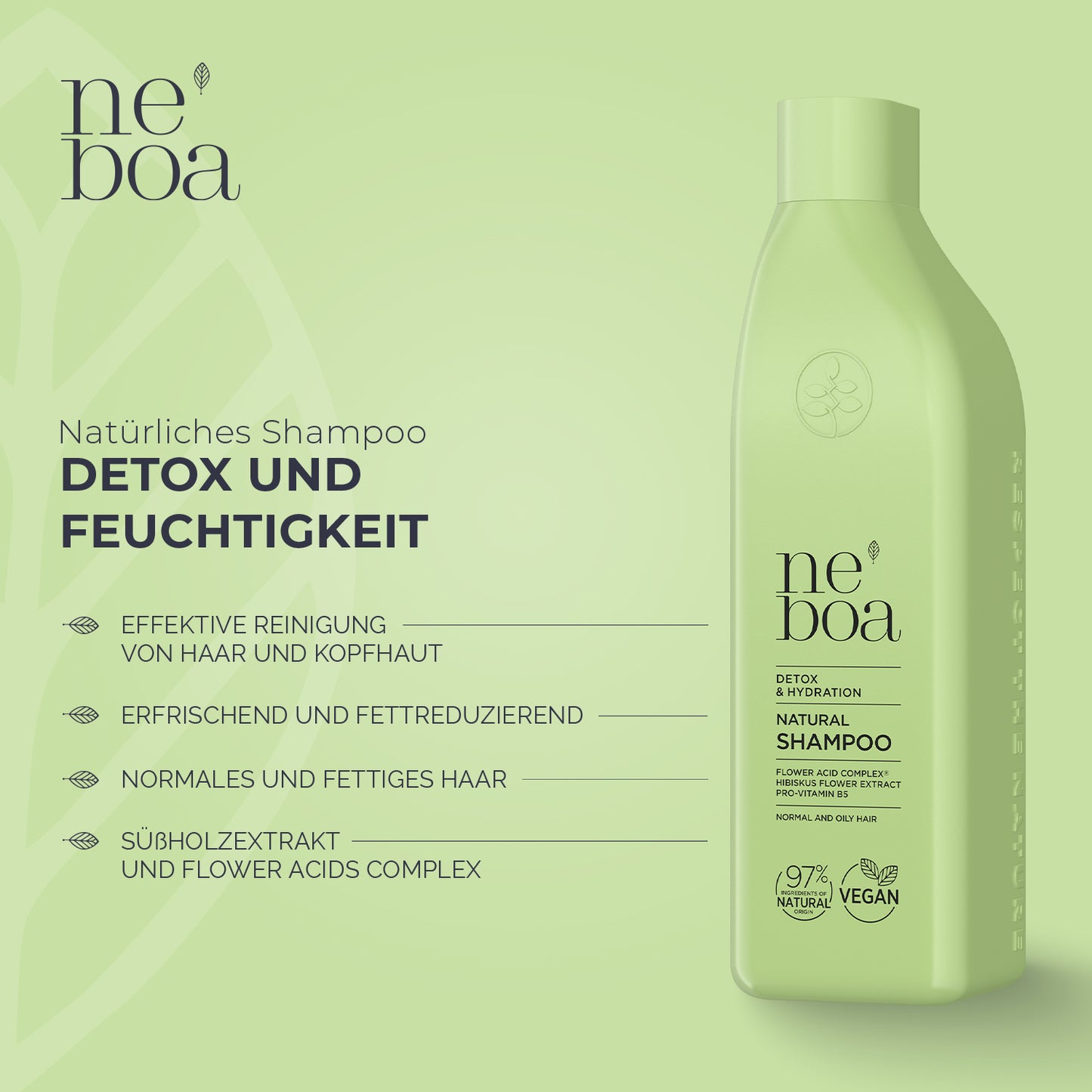 Detox & Hydration Natural Shampoo 300 ml