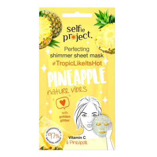 Pineapple Sheet Mask #TropicLikeitShot